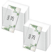 아크릴장식장 레고 호환전시장 20/50PCS 투명 아크릴 장소 카드 빈 사각형 테이블 좌석 결혼식 생일 파티 연회 음식 서명 장식, [02] 50PCS