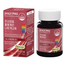 데일리프로 프리미엄 혈행개선 나토키나제 플러스, 60정, 1개, 60정