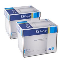 [인기] 삼성 A4용지 SS페이퍼 A4 복사지 75g 2박스 5000매, 삼성 SS페이퍼 A4용지 75g 2박스