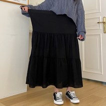 [2XL] 핏보장 SS 밴딩 스커트 2color