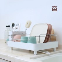 참생활 물빠짐 오토 드레인 식기건조대 1단