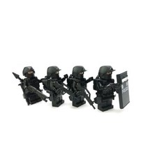 레고호환 스와트 특공대 시리즈 무기 차량, 제품15)스와트 특공대 4종 완전무장