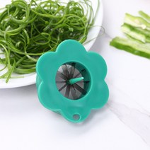 [실버플라워] 파채칼 다용도 야채 슬라이서 채썰기 채칼 파 썰이005, 민트매화꽃