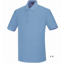 [ UDT119 ] 소라색/하늘색/국산/쿨론/기능성/티셔츠/단체티/카라티/에리/애리/여름티/반소매/반팔티