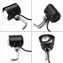 전기자전거 배터리 부품 브레이크 밝기 LED 전자 자전거 Led 헤드 라이트 스포트 방수 프런트, [01] A