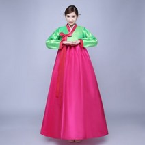 퓨전한복 결혼식 한복 원피스 웨딩 여성 신부 전통 의상 드레스 민속 무용 옷 89