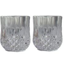 다이아 크리스탈조각 언더락잔 290ml, 2개