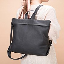 폭스백팩 천연소가죽 소가죽백팩 여성백팩 여성가방 서류 데일리 캐주얼 심플한