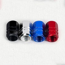 타이어 밸브 스템 캡 4 개/대 포드 익스플로러 스포츠 볼트 인 알루미늄 THEFTPROOF 커버 2017, Silver 2