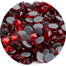 Ss10 ss12 ss16 핫 픽스 라인석 크리스탈 슈퍼 반짝이 납유리 직물 의류용 43 색상, [04] ss20  1440pcs, [29] Dk Siam