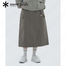 스노우피크 어패럴 SNOWPEAK APPAREL 클랜드 여성 우븐 조디악 카고 스커트 Dark Khaki S24SWDSK15 S24SWDSK15DK 297966