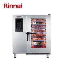 린나이 고급형 스팀컨벡션오븐 10단 RCO-100AE 전기식 식수인원 400명, 직접설치(제품만배송 / 팬  별도구매)