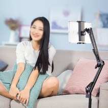 스탠드 태브릿거치대 핸드폰거치대 폰거치대 로봇팔, 블랙1.75M