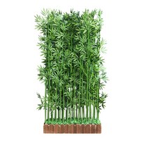 인조 대나무장식 조화 울타리 파티션 야외조경, 베이스50cm + 높이 1.8m
