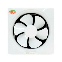가정용 주방 환기팬 배기 후드 무소음 펜 욕실 부엌, 스위치가없는8인치흰색단방향+밀폐형모터