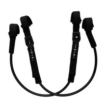 윈드서핑 수상 스포츠를 위한 남녀공용 조절 가능한 윈드서핑 하네스 라인 2개 세트, 26인치 오렌지