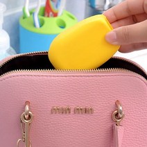 손빨래 미니 나무 돌 빨래판 작은 실리콘 세탁 세척 보드 1pc 새로운 캔디 컬러 방지, 노란색