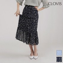 클라비스 쉬폰 프릴 스커트 CVWH92504Q
