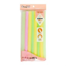 두꺼운빨대 버블티스트로우 음료빨대 빅스트로우 버블티빨대 15P 슬러시빨대 영스타 778EA, 본품