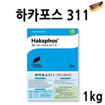 [퍼스트팜] 하카포스311(포스카솔) 1kg 코리아아그로 관주비료 생육촉진 품질향상 포스카솔, 하카포스 311 1kg