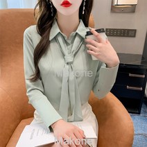 Makone여성 캐주얼 프린트 셔츠sadno12676a