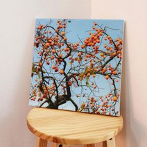 아트박스/꾸밈 ga718-캔버스액자30x30_재물이쌓이는감나무, 2.행운