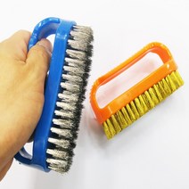 국산 핸드브러쉬 신주 스텐솔 불판솔 석쇠솔 세척 녹제거 마스크 안전모, 1개, 핸드브러쉬(신주)