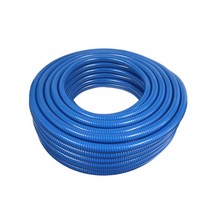 청고압호스 50mm x 50M롤 PVC 고압 나선호스 물호스 흡배수용 배관용 양수펌프용 호스