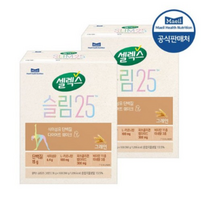 셀렉스 체중조절식 식이섬유 단백질 다이어트 쉐이크 슬림 25 그레인 2박스 36g 20포, 단품옵션