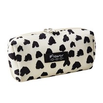 걸스코코 빈티지 패턴 펜슬 파우치 필통 펜케이스 학생필통, 대, 하트