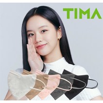TS 티마 KF94 스마트핏 새부리형 컬러마스크 대형 50매 칼국수 끈 현대홈쇼핑 판매중, 티마 스마트핏-M사이즈(중형), 블랙(50)