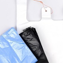비닐봉투 3호 검정 27X46 100매 사무실 쓰레기봉투 손잡이 편의점 마트