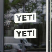 차량 자동차 캠핑 차량용 스티커, FC-06-L 흰색 유광 2개(할인)