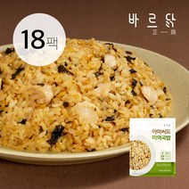 바르닭 닭가슴살 곤약볶음밥 아마씨드&미역국밥, 250g, 18팩