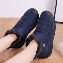 여성 부츠 패션 방수 겨울 눈 신발 캐주얼 경량 발목 남성, 07 41, [01] short boots blue