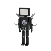 고양이 밥그릇 강아지 식기 물그릇 Skibidi 화장실 남자 대 모니터 빌딩 블록 오디오 및 카메라 DIY 장난감 어린이 크리스마스 생일 선물 1 개 3 5, [07] G