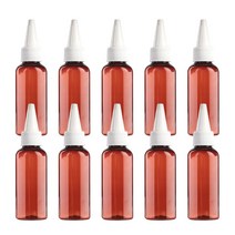 27리빙 다양한 소분 뾰족캡 공병, 갈색 공병 20ml 10개