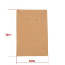 귀걸이 목걸이 세트 카드 홀더 종이 머리핀 포장 태그 Diy 쥬얼리 디스플레이 제작 50 개/묶음 보관함 주얼리박스
