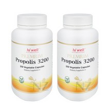 하이웰 프로폴리스 3200mg 250캡슐 2개 뉴질랜드 플라보노이드 함유 베지캡슐