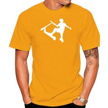 남자 T 셔츠 스턴트 스쿠터 재미 tshirt 코튼 탑스 반소매 대형 옷, 04 Men Ginger_09 4XL