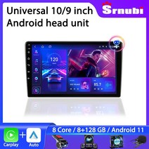 매립네비게이션 네비매립 매립형네비게이션 srnubi 9 10 inch universal android 11 carplay auto car radio 멀티미디어 비디오 플레이어, t10-1 카메라-64g dvr