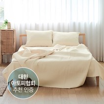 아토피협회 추천 알러지케어 이불 겸 패드 테라피 스프레드 SS, 바닐라
