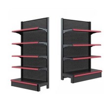 철제 진열대 편의점 매대 선반 슈퍼마켓 간식 조립식, 75x40x135CM 5층 조립식