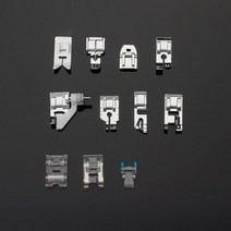 핸드미싱기 4/6/11/15p 재봉틀 노루발 키트 형제 가수 Janom 발 도구 바느질 액세서리, 11pcs-A opp bag
