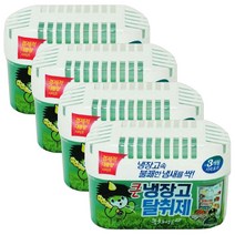 산도깨비 큰 냉장고 탈취제(녹차향) 420g, 4개
