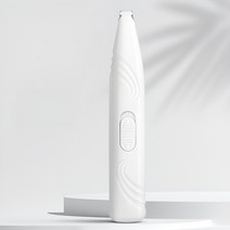 냥이마트 강아지 고양이 미니 이발기 발바닥 귀 얼굴 털 면도, 화이트