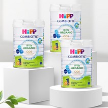 힙분유 무전분 HiPP 유기농 콤비오틱 1단계 800g X 3캔