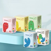 한예지 PLAY 포켓티슈 10매 10본입 / 플레이 아이용 여행용 무형광, 1개