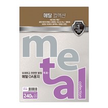 wl3997 삼원 메탈OA용지CMP33.미스트펄/A4/240g/5매 오피스용품/사무용품/사무실용품/사무비품/회사비품/문구류/문구용품/복사용지/프린터용지/전산용지, 단일 1장당 칸 수