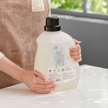홈토피아 액체 세탁세제 2.5L 4개 천연 유래99% 대용량 일반용 드럼용, 1+1 주방세제 4L(2개)+500ml 용기